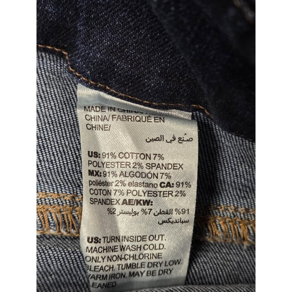 Chico's Elastic Waist Dark Wash Pulling On Jeggings Jeans Stretch Size 00R - US2 - Picture 4 of 5